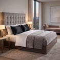 thumbnail image 2 of Spencer Black Satin Pillowcases, Queen, (2 Count), 2 of 8
