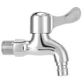 thumbnail image 2 of Grifo de lavadora con rosca macho G1/2, grifo de agua fría individual montado en la pared para fregar, lavabo de piscina, 2 of 14