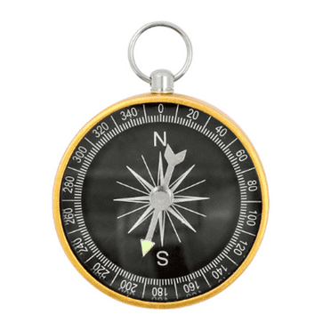 GJX Compass,Metal Casing Compass Hiking Survival,Point Accurately Hiking Gear