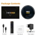 thumbnail image 3 of HK1RBOX H618 Android 12.0 Boîtier TV, 8 Cœurs, 4 Go RAM 128 Go ROM, Wi-Fi Double Bande, BT4.0, Lecteur Multimédia 4K HD, Android 9.0, HDR10, 3 of 9