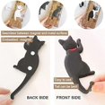 thumbnail image 3 of Set of 6 cat-shaped refrigerator magnets for kitchen, office, photo, me, 3 of 5
