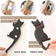 thumbnail image 3 of Set of 6 cat-shaped refrigerator magnets for kitchen, office, photo, me, 3 of 5