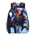 thumbnail image 1 of Goofa The Nightmare Before Christmas Pattern Casual Backpack for School & Travel – Lightweight Ergonomic Backpack with Laptop Compartment, Multiple Pockets-One Size, 1 of 5