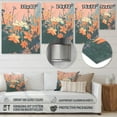 thumbnail image 4 of Designart "Daisy Vibes 90s II" Floral Daisy Metal Art Living Room, 4 of 5