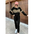 thumbnail image 5 of PRETTYGARDEN Women's Color Block 2 Piece Tracksuit Crewneck Long Sleeve Tops Long Sweatpants Outfits Lounge Sets, 5 of 8
