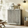 thumbnail image 2 of Kojooin Buffet Bahut avec Tablettes Ajustables et Portes Cannelées, Console de Rangement Moderne d'Accent pour Salon, 2 of 8