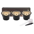 thumbnail image 1 of Cápsulas de café de 3Pcs para s , malla de grabado de malla de acero inoxidable de grado alimenticio PP Oro Baoblaze Cápsulas de café reutilizables, 1 of 8
