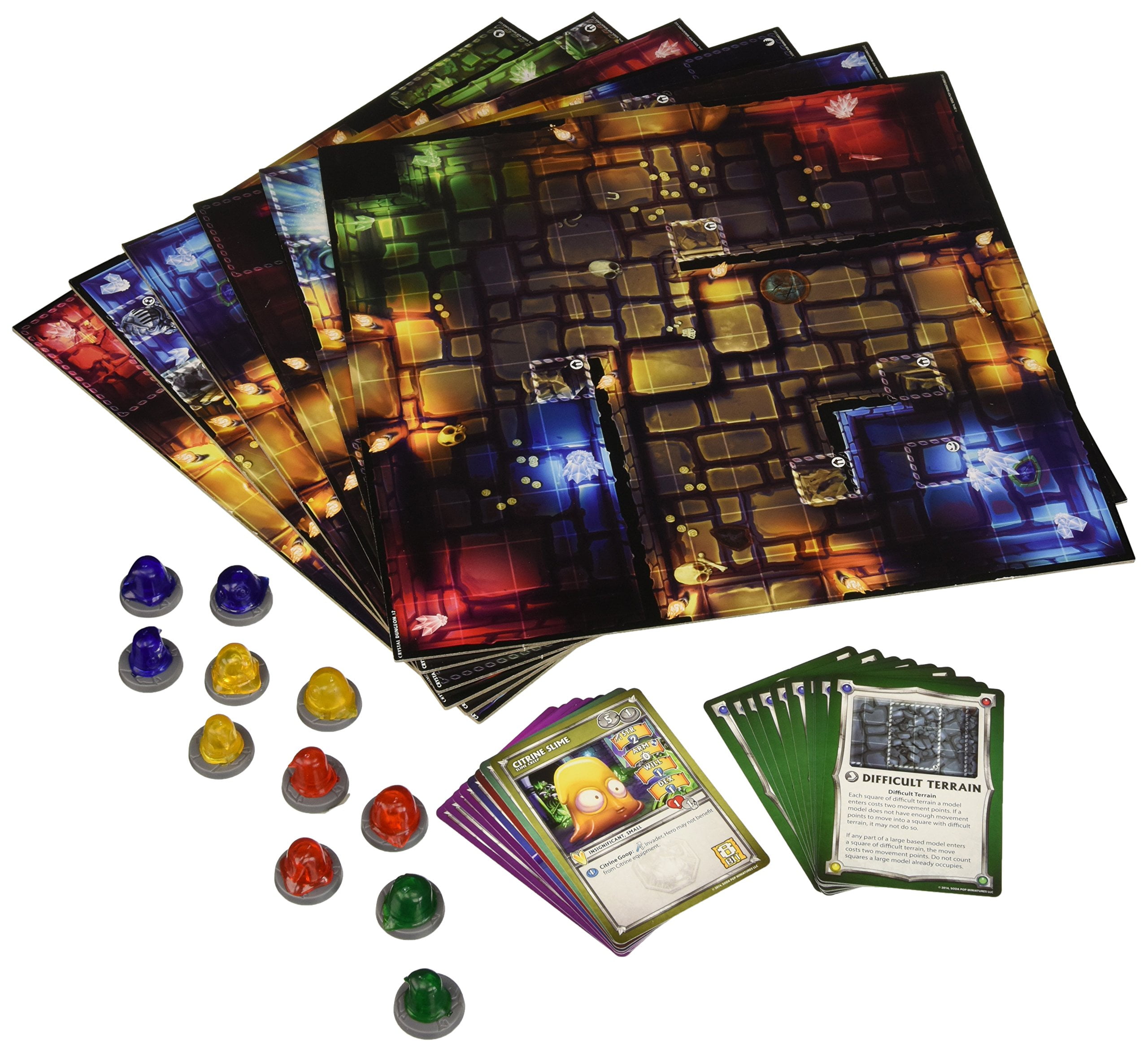 Dungeon Tiles Dungeons of Crystalia Board Game