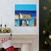 Beach Shops Dreaming - Canvas