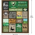thumbnail image 4 of Golf Gifts for Men, Golf Gifts, Golf Gifts for Men Unique, Golf Gifts for Women, Funny Golf Gifts, Cool Golfing Gifts Idea for Golfers, Golf Lover Birthday Gift Blanket 60\u201d x 50\u201d, 4 of 6