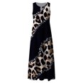 thumbnail image 4 of SMihono Robe Bohème d'Été pour Femmes Grande Taille Robe Sans Manches à Col Rond pour Femmes avec Imprimé et Poche Robe d'Été à Grande Ampleur, 4 of 5