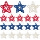 thumbnail image 1 of 18 estrellas de ratán a granel, rojas, blancas y azules, de madera, decoración de 2,36 pulgadas, pequeñas bolas de mimbre de ratán, para jarrones, cuencos, decoraciones del 4 de julio., 1 of 9