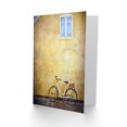 thumbnail image 2 of Bike Cycle Bicycle Old Building Birthday Greetings Card Plus Envelope Blank inside, 2 of 3