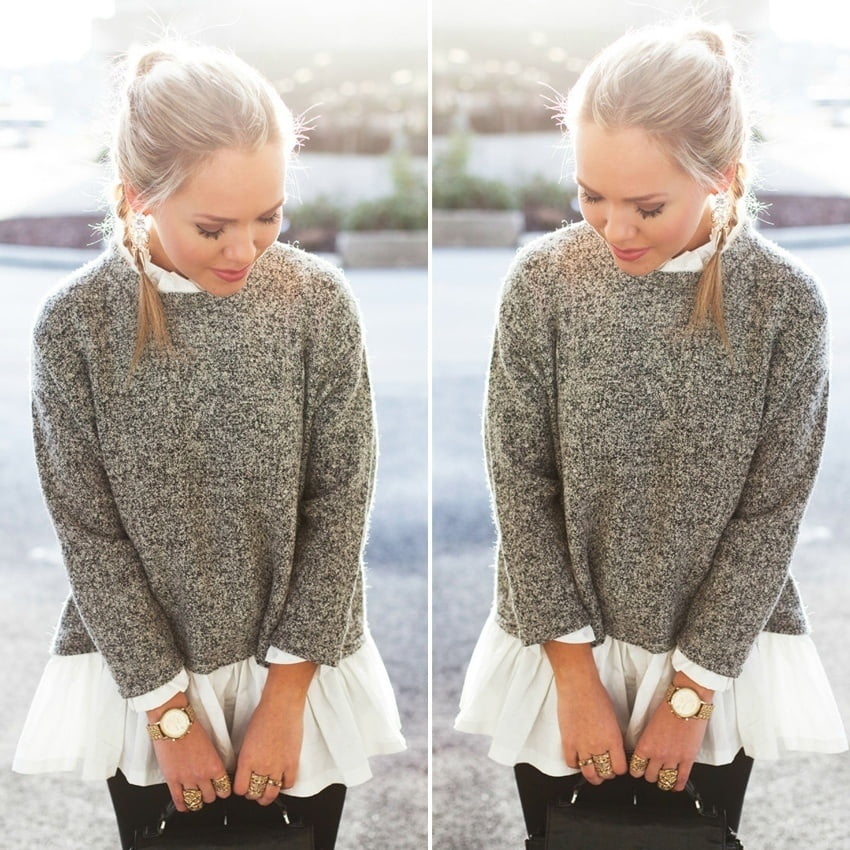 Women  Loose Long Sleeve Knitted Sweater Tops.Cardigan Outwear Coat Jacket ÁÁ