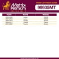 thumbnail image 2 of Metrix Premium Chassis Parts - Front Left & Right Outer Tie Rod End Kit Fits 04-06 Lexus ES330, 07-12 ES350, 05-12 Toyota Avalon, 04-11 Camry, 04-08 Solara Replacement ES80603, ES80602, 2 of 6