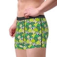 thumbnail image 2 of Yiaed Cartoon Koala Bear and Leaf Print Men's Soft Cotton Boxer Shorts Breathable Boxers Underwear Moisture-Wicking Underwear Stretch Boxer Briefs for Man-Medium, 2 of 5