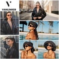 thumbnail image 3 of Gafas de Sol VANLINKER Vintage Redondas Polarizadas VL9743 C2, 3 of 5