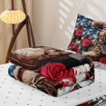 thumbnail image 5 of Homewish Camo Boot Rose Zipper Queen Comforter Set with Fitted Sheet and 2 Pillowcases,Rustic Western Floral Zipper Bedding Set For Boys,Reversible,4 Pieces, 5 of 7