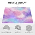 thumbnail image 4 of YFYANG Microfiber Dish Drying Mat for Kitchen, Reusable Pink Purple Watercolor Art Large Dish Mat, 18" x 24", 4 of 9