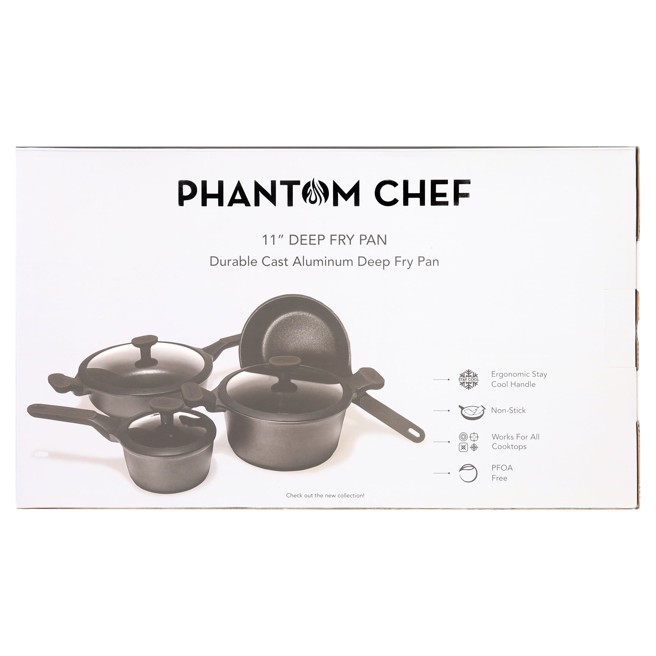 Phantom Chef 19-in Aluminum Cookware Set with Lid in the Cooking Pans &  Skillets department at