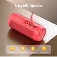 thumbnail image 2 of Bocina Bluetooth Portátil Hora Rojo con Iluminación RGB Ajustable y Emparejamiento Dual TWS, 2 of 6