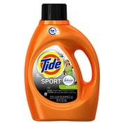 Tide Plus Febreze Sport Active Fresh Sport Liquid Laundry Detergent, 92 oz / 48 Loads