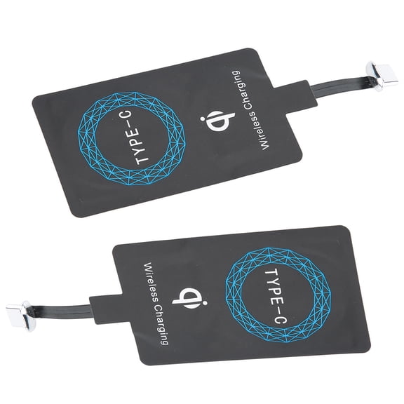 Type,C Wireless Charging Receiver Sticker, Portable Adapter For Smartphones, Fast Wireless Power