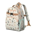 thumbnail image 3 of Cartoon Puppy Pattern Backpack Funny Dog Illustration with Abstract Artistic Elements for Students, 3 of 6