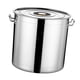 thumbnail image 1 of Olla de cocina de acero inoxidable, utensilios de cocina grandes, olla de cocina alta y resistente, olla de sopa grande, multiusos para el hogar centímetros Macarena ollas grandes para sopa, 1 of 8
