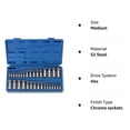 thumbnail image 2 of 32 PC MASTER ALLEN WRENCH BIT KIT HEX KEY FOR RATCHET SOCKET TOOL SAE METRIC SET, 2 of 2
