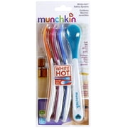 Munchkin White Hot Safety Spoons, Assorted Colors 4 Each - (Pack of 3)