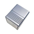 thumbnail image 3 of Soporte para tiza Zulema para taco de billar bolsillo para accesorios estuche compacto gris claro, 3 of 8