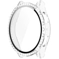 thumbnail image 1 of Funda protectora con diamantes Wdftyju para Galaxy Watch7 40 mm/44 Mm Blanco, 1 of 9