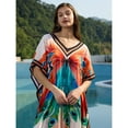 thumbnail image 7 of CFCSRP Women Kaftan Dresses Plus Size Moo Moo for WomenCover ups Summer Dress Maxi Long Caftan Swimsuit Bathing Suit Cover Up, 7 of 7