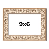 9x6 Frame White Real Wood Picture Frame Width 1.5 inches | Interior Frame Depth 0.5 inches | Aurora