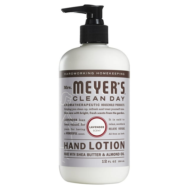 Loción de manos MRS. MEYER'S CLEAN DAY Lavanda no grasa 360 ml