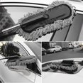 thumbnail image 4 of Car Duster Set  Car Duster Exterior Extendable Handle  Scratch Remover Large and Small Car Brushes Remove Dust Exterior Interior of Cars and Trucks  Microfiber Car Interior Brush, 4 of 10