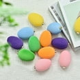 thumbnail image 3 of 12pcs Easter Velvet Eggs Set,Easter Holiday Decoration Pendant for Small Tree–Easter Egg Toys for Kids & Adults 8cm, 3 of 6