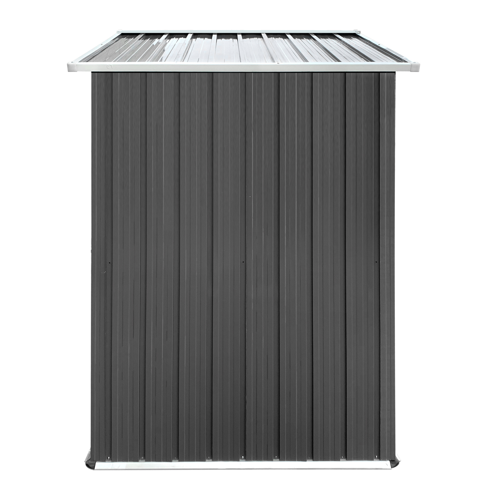 6' x 4' Outdoor Metal Storage Shed, Tools Storage Shed, Galvanized Steel Garden Shed with Lockable Doors, Outdoor Storage Shed for Backyard, Patio, Lawn, D8311 - image 5 of 9