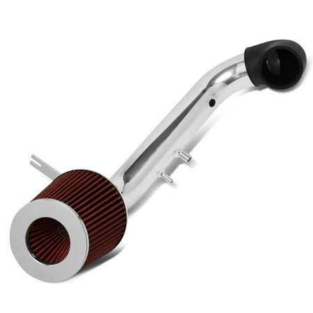 Blue Civic Air Intake System - For 2002-2005 Honda Civic Si Lightweight Hi-Flow Cold Air Intake System+Red Cone Filter