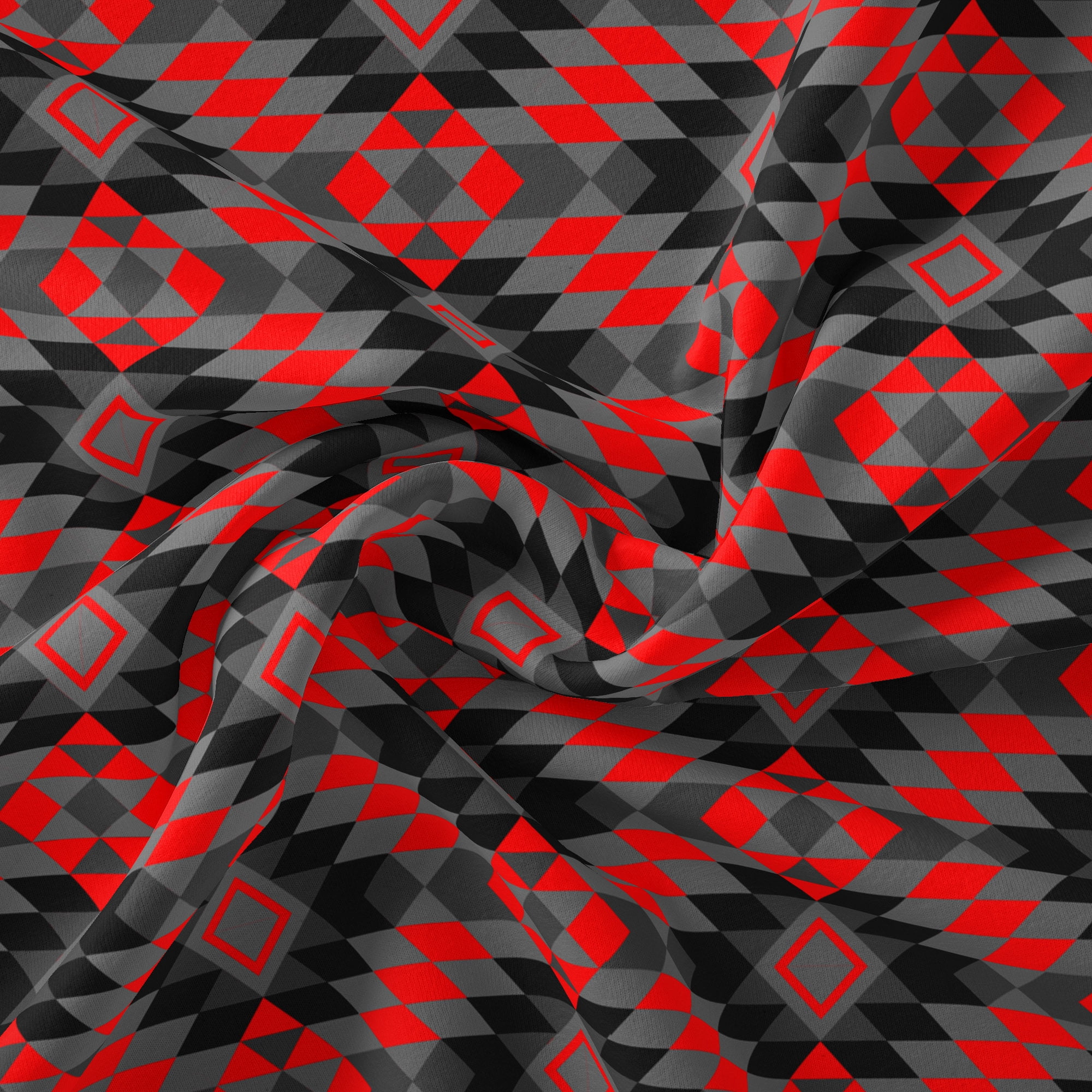 1 Yard 100% Cotton Killim Pattern, Black, 44" Wide for Quilting & Sewing by David Textiles