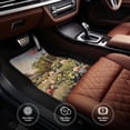 thumbnail image 6 of Yiaed American Flag Rose Garden Print Carpet Floor Mats for Cars, Auto Accessories Front & Rear Car Floor Mats Car Floor Foot Mat Sets of 4 Pieces, 6 of 7