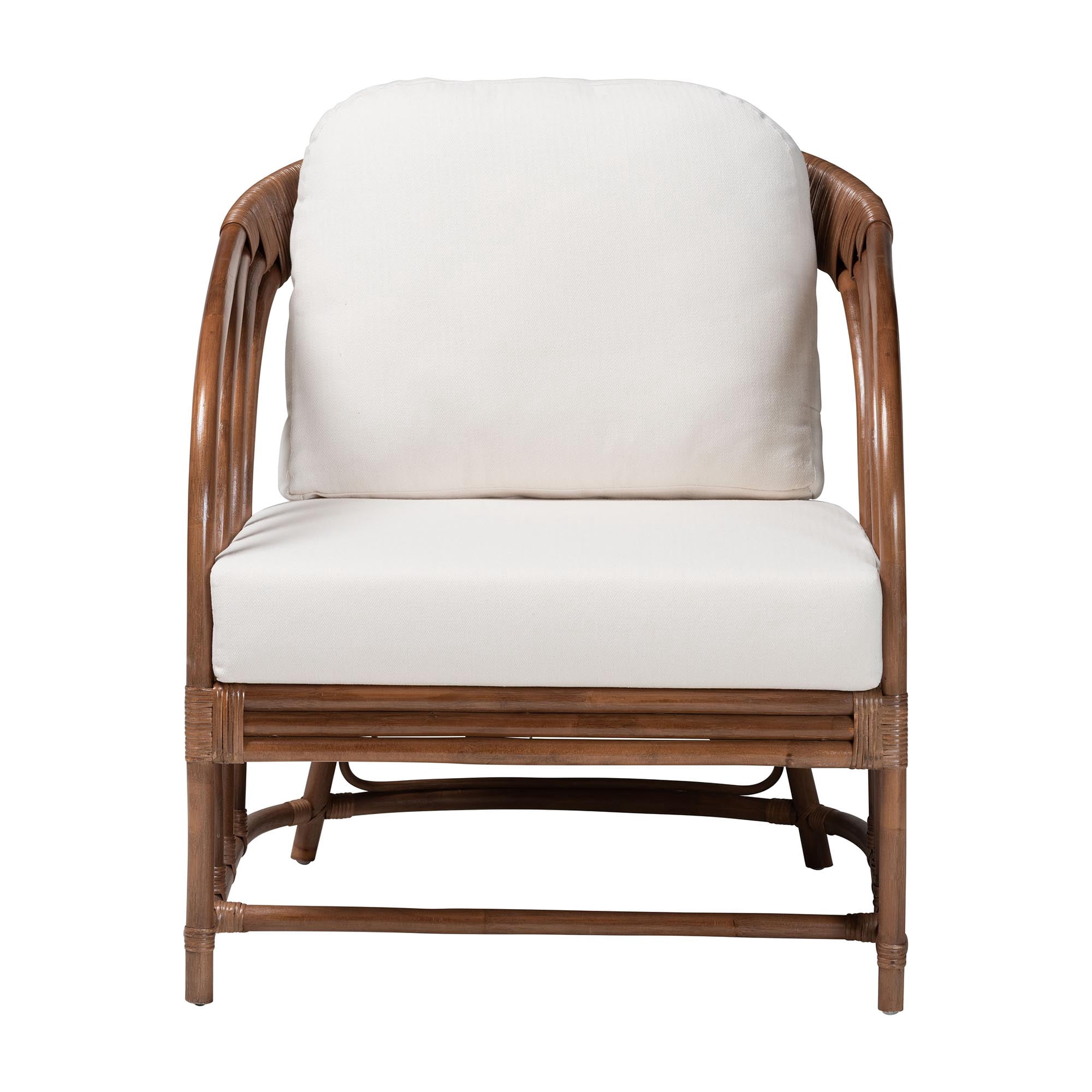 bali & pari Stan Boho Armchair, Light Brown