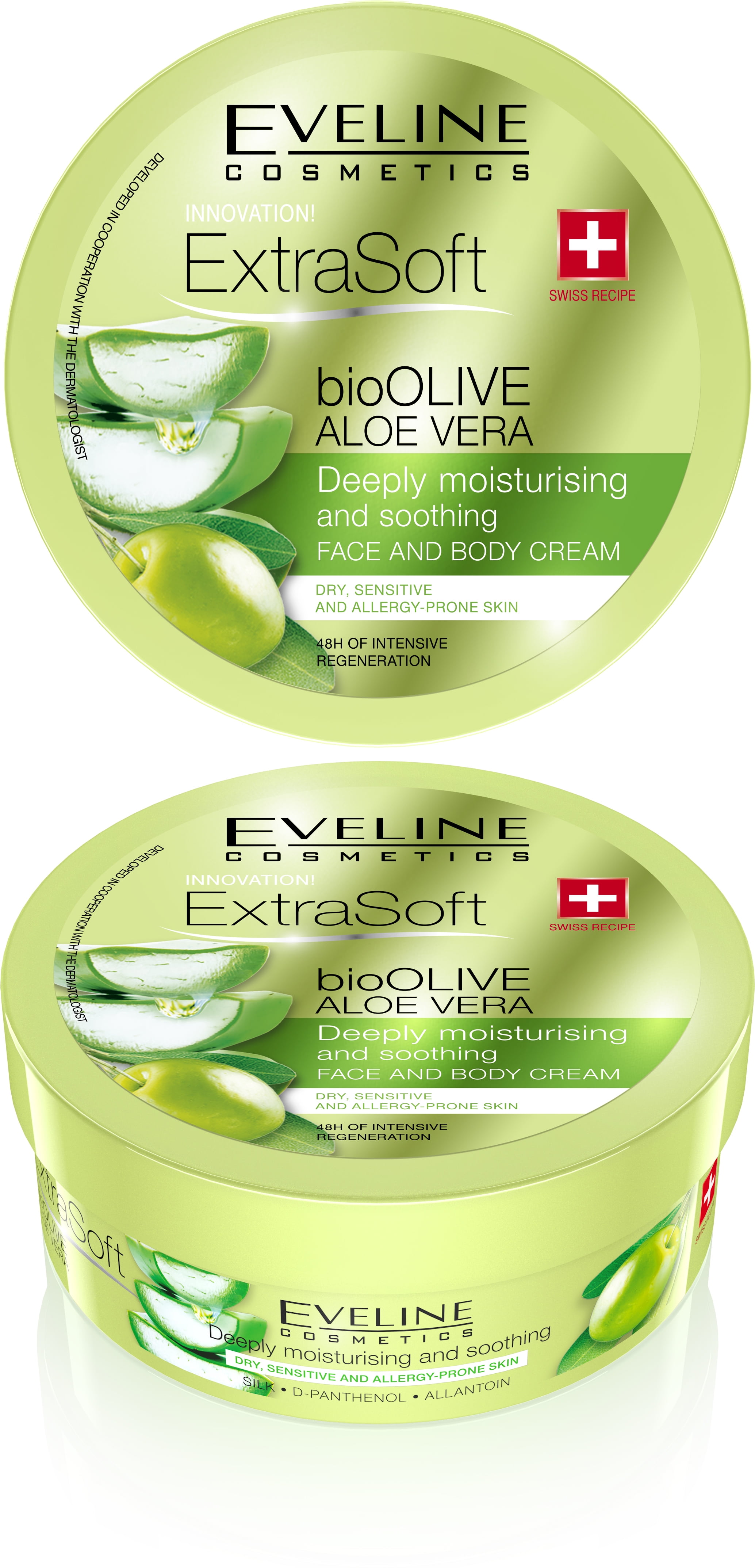 Eveline Cosmetics Extra Soft bio Olive Aloe Vera Deeply Moisturizing