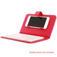 thumbnail image 1 of Funda de teclado Bluetooth portátil Teléfono móvil Teclado inalámbrico Funda protectora de cuero PU Scienceny DZ7528-03B, 1 of 2
