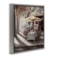 thumbnail image 2 of Stupell Industries Transitional Warm Sunlit Bistro Gray Floating Frame Canvas Art, 25 x 25, by T.C. Chiu, 2 of 7