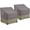 Grey, variant on Patio Chair Covers Waterproof 35W x 38D x 31H inches 2pack,Lawn Outdoor Furniture Cover Grey