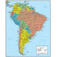 thumbnail image 2 of Swiftmaps South America Wall Map GeoPolitical Edition (18x22 Laminated), 2 of 5