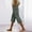 Army Green, variant on Qulqfy Fall Capri Women Wide Leg Hiking Walking Capri Drawstring Green Casual Pants for Women L