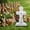 Silver, variant on Easter Standing Foil Balloon – Bunny Rabbit & Chick Themed Air Balloon with Base, Holiday Party Decoration for Indoor Outdoor Celebration
